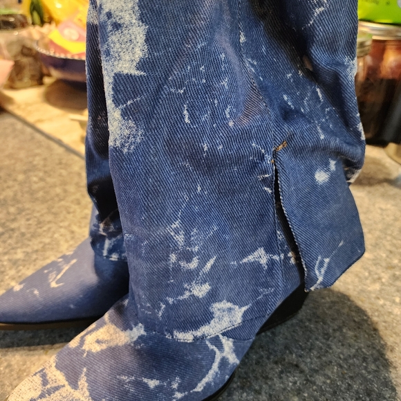 Brand new denim booties. - Picture 3 of 16